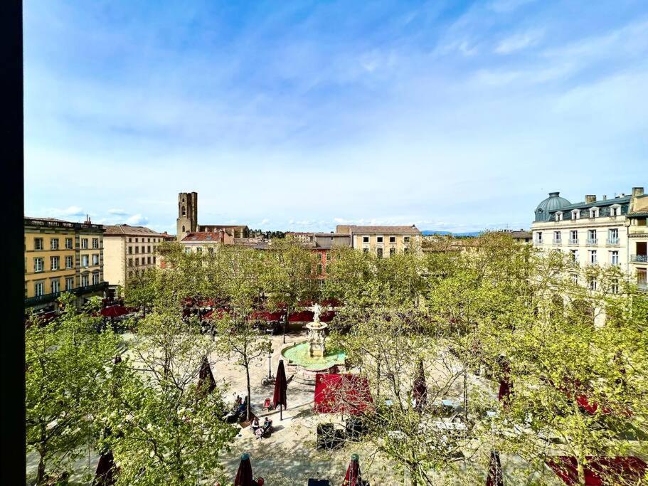 O Ma Tre, Clim, Wifi, Vue Imprenable Lägenhet Carcassonne Exteriör bild